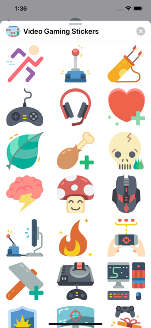 Video Gaming Stickers