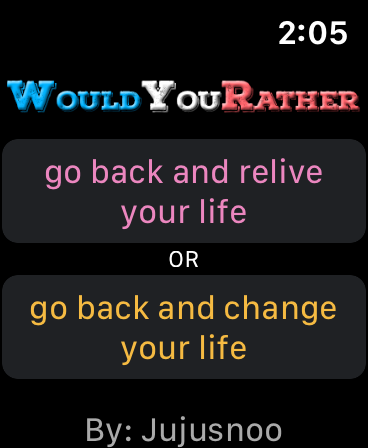 Screenshot #5 for Would You Rather?