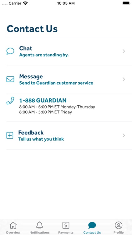 GUARDIAN® Accounts & Policies screenshot-4