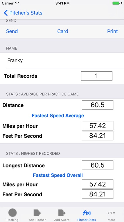 Pitching & Throwing Radar Gun