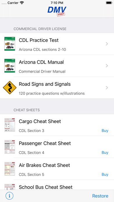 How to cancel & delete Arizona CDL Test Prep from iphone & ipad 1