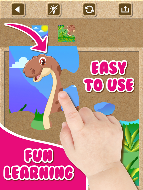Динозавры Игры Пазлы для Детей для iPad