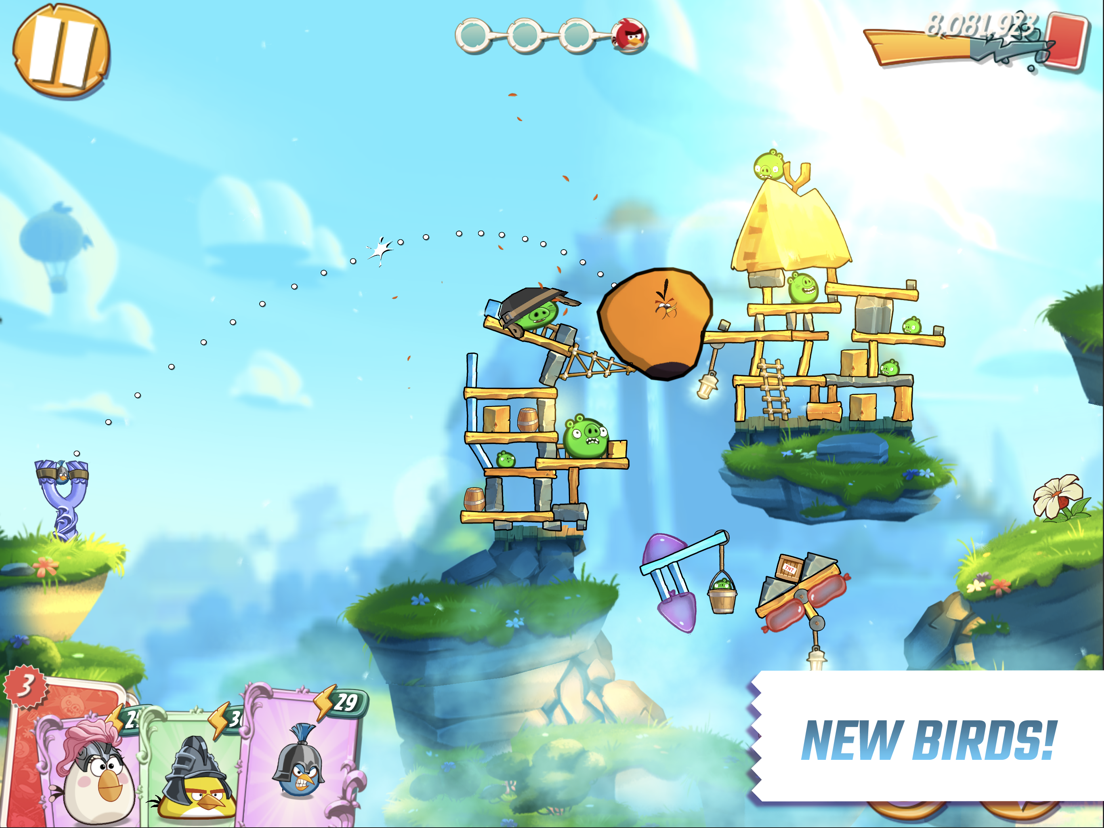 Angry birds 2 ipad вылетает