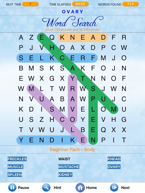 Amazing Word Search - Find and Seek Cool Hidden Crossword Puzzles Game screenshot