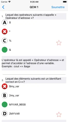 Game screenshot QCM C++ Entrainement mod apk