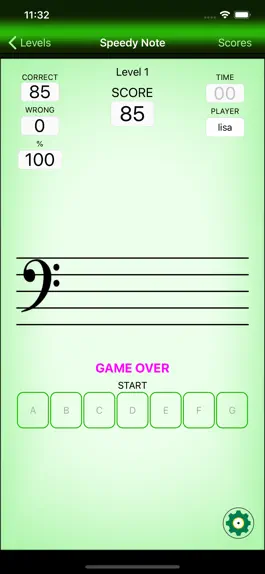 Game screenshot Speedy Note: Bass Clef mod apk