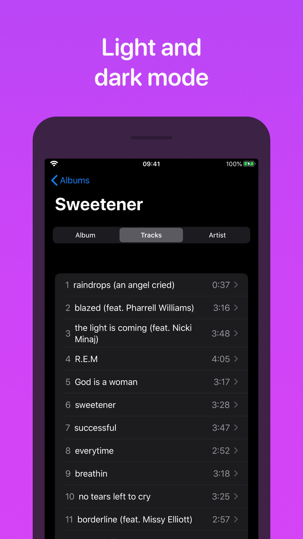 Screenshot do app MusicSmart