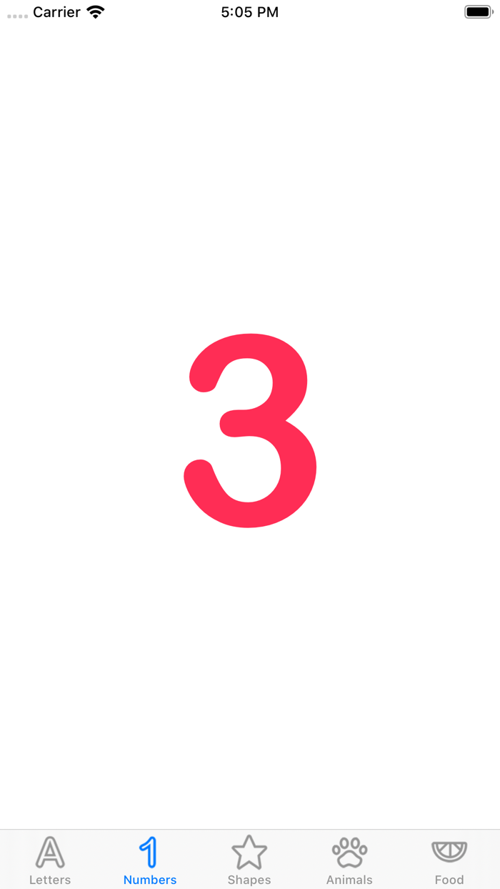 First Words Flashcards App