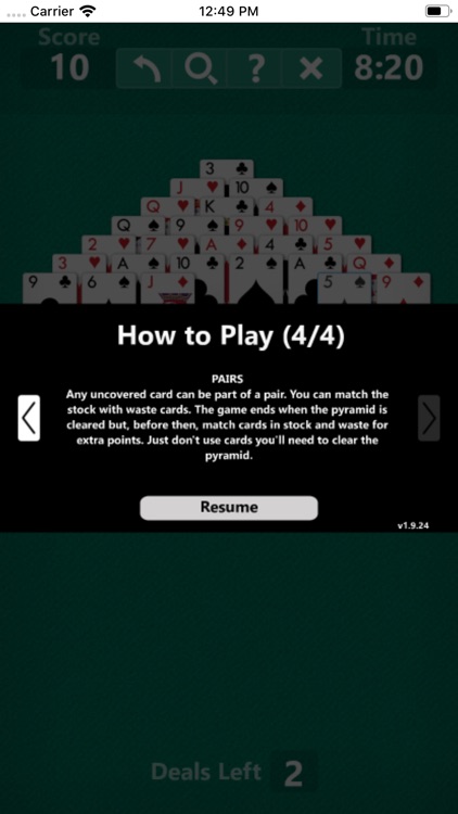 Pyramid Solitaire Cards screenshot-3