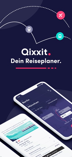 Qixxit: Bus, Bahn, Flug