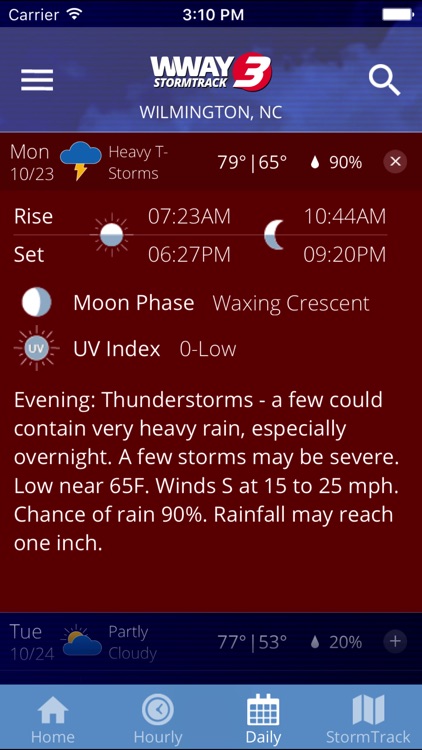 WWAY TV3 StormTrack 3 Weather screenshot-4