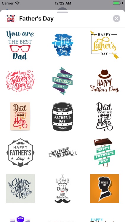 Best Father's Day Stickers App