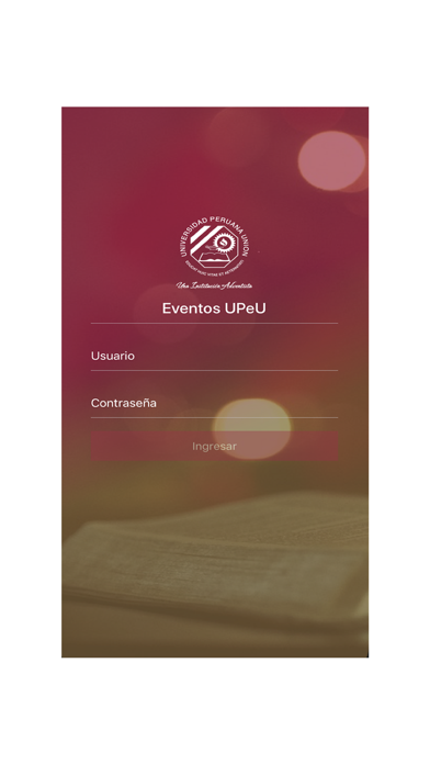 UPeU Eventos screenshot 2