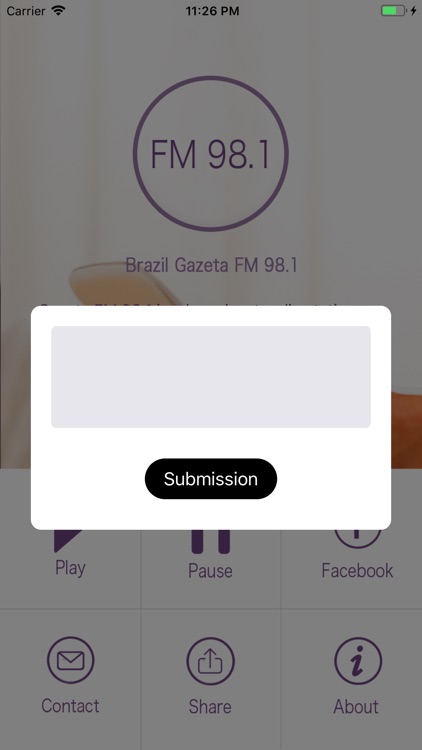 Brazil Gazeta FM 98.1 screenshot-4