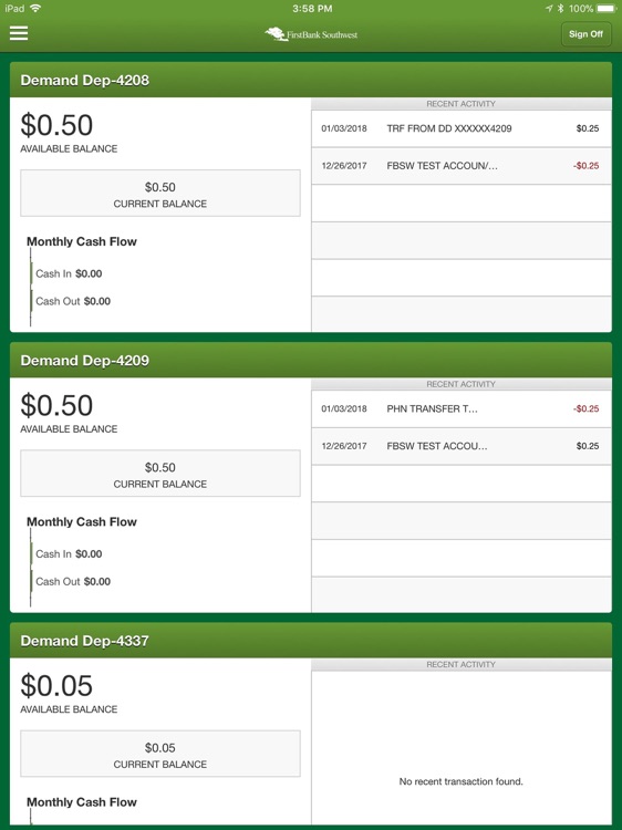FirstBank Southwest for iPad