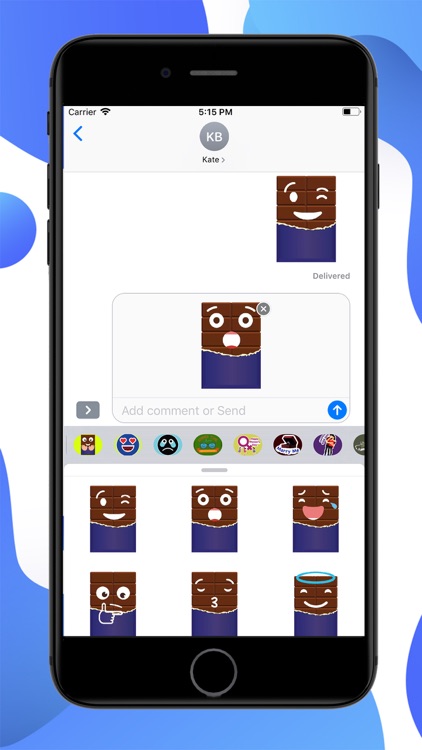 Chocolate Emojis Stickers