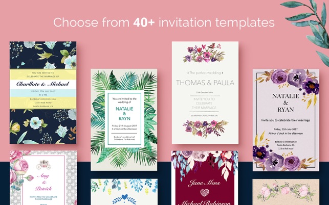 Wedding Invitations: Templates(圖4)-速報App