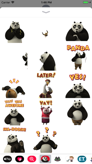 Kung Fu Panda Stickers(圖3)-速報App