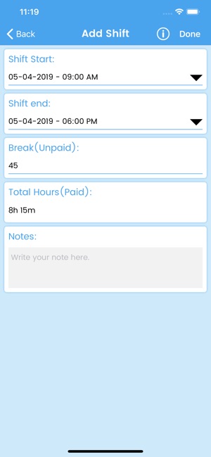 WorkLog - Shift Hours Tracking(圖2)-速報App