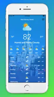 weather for disney world iphone screenshot 1