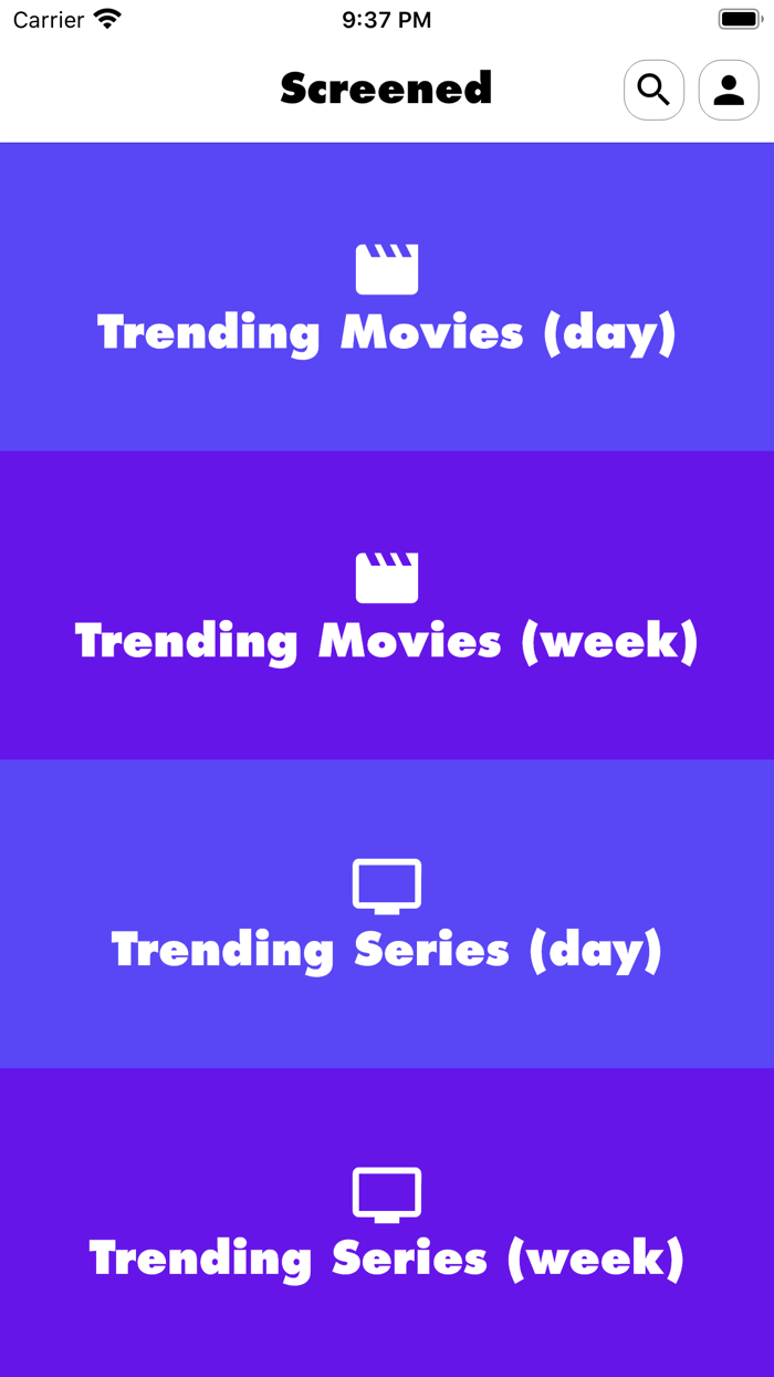 Screened - Movies  Series