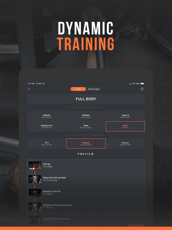 iPad Image of SHRED: Gym Workout & Tracker