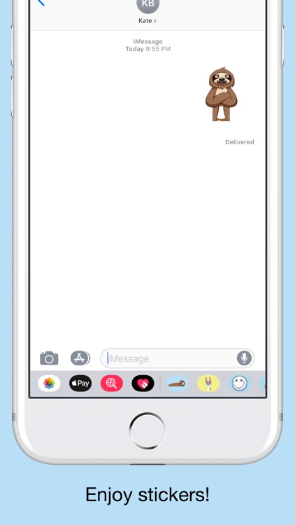 Sloth emojis & funny stickers screenshot-4