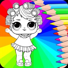 Activities of Dolls Coloring LOL Book