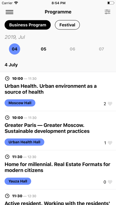 Moscow Urban Forum 2019 screenshot 3