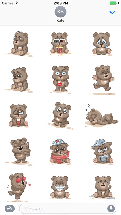 Sticker Me: Funny Bear