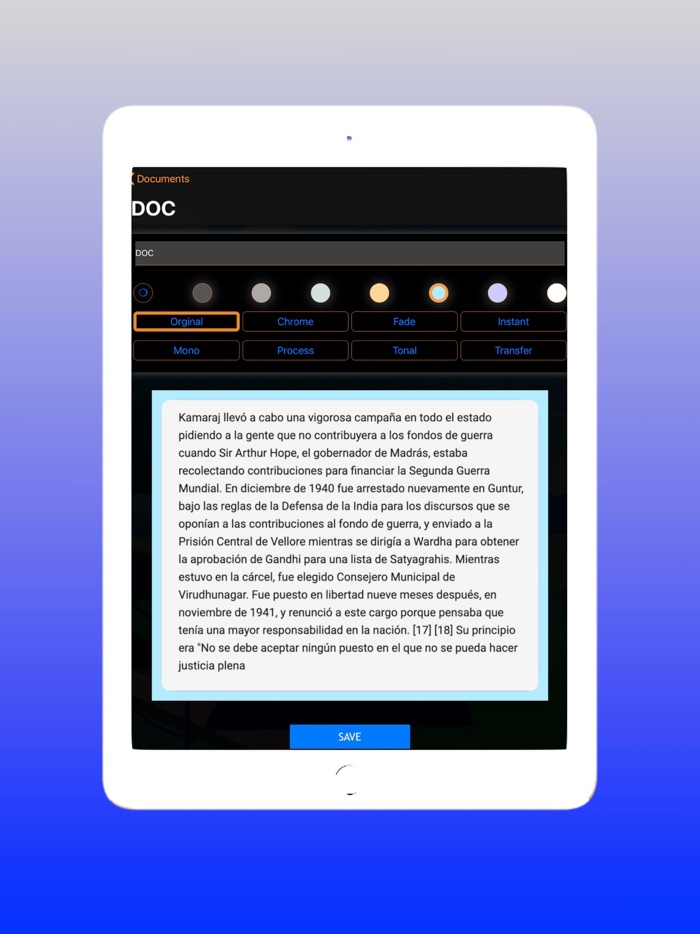 Cam Scanner  Spanish Pro