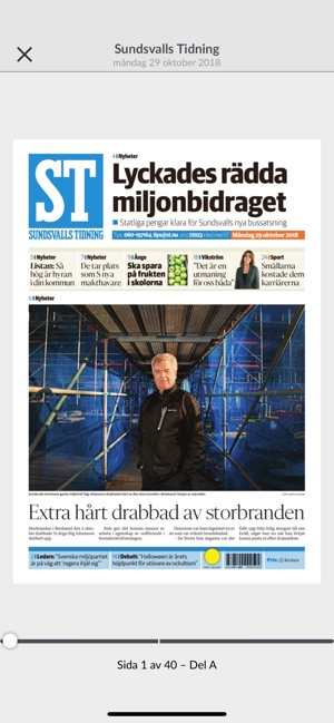 Sundsvalls Tidning e-tidning(圖3)-速報App