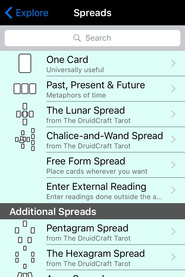 DruidCraft Tarot screenshot 3
