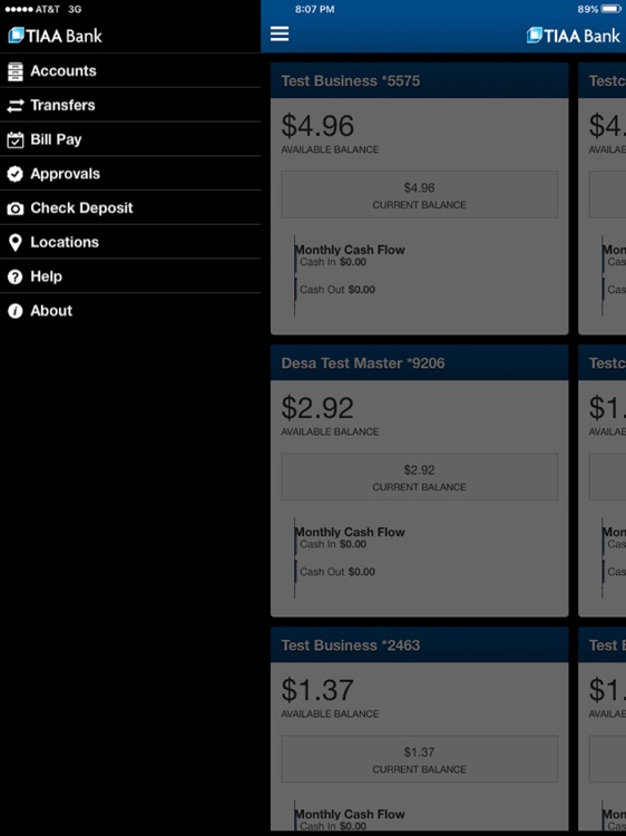 TIAA Bank Business for iPad