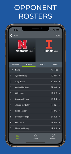 Illinois Football Schedules(圖8)-速報App