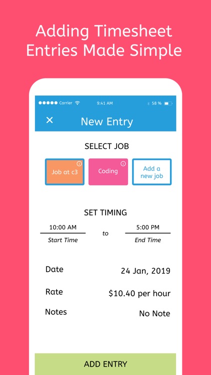 Timesheet X - Track Work Hours screenshot-7