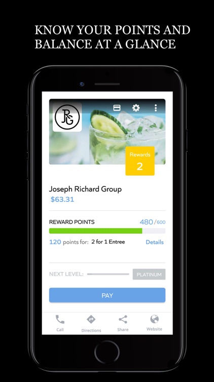 JRG Rewards App