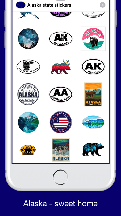 Alaska emoji - USA stickers screenshot 2