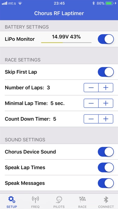 How to cancel & delete Chorus RF Laptimer from iphone & ipad 2