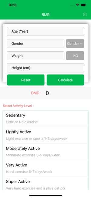 BMR - Calories Calculator(圖4)-速報App