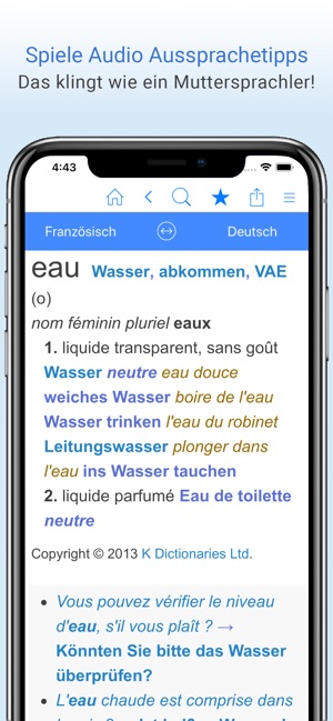 Deutsch Franzosisch Worterbuch On The App Store