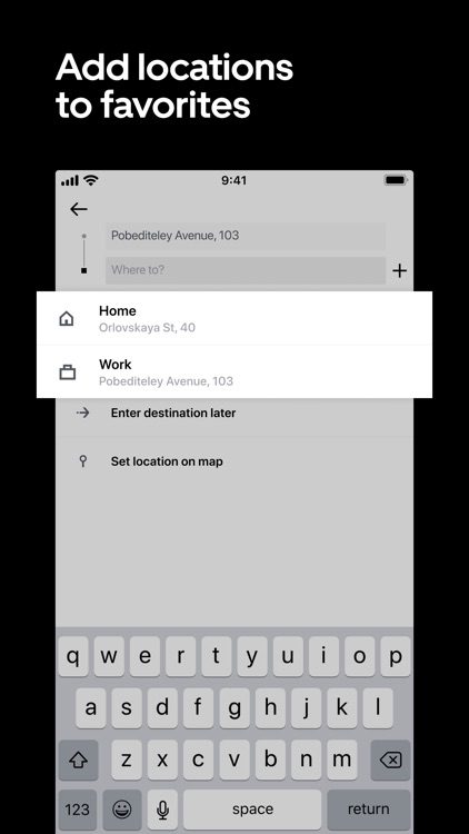 Uber BY — request taxis screenshot-4
