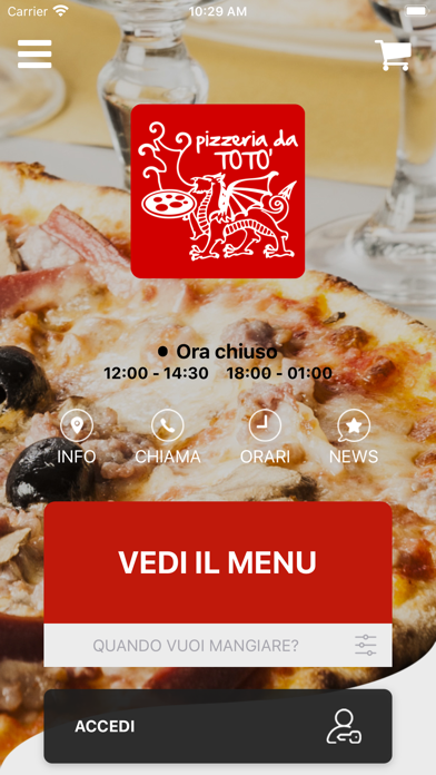 How to cancel & delete Pizzeria da Totò from iphone & ipad 1