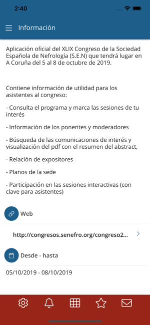 Congreso senefro19(圖2)-速報App