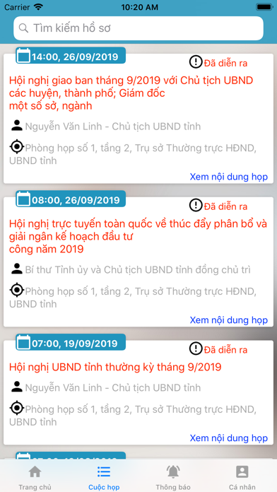 Tài liệu họp - Tỉnh Bắc Giang screenshot 3