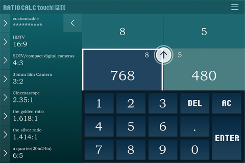 RATIO CALC touch! PRO screenshot 2