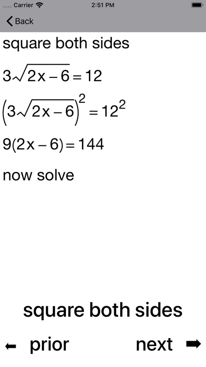 ARadicalEqn Radical Equations screenshot-3