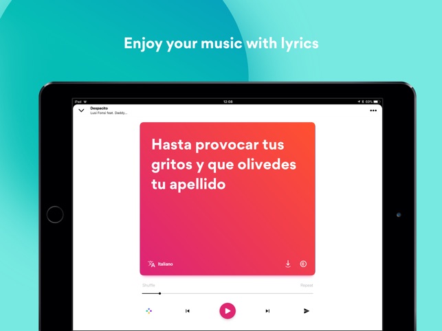 Musixmatch Lyrics Finder On The App Store