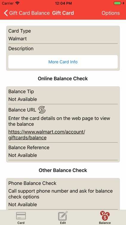 Gift Card Balance (GCB) screenshot-7