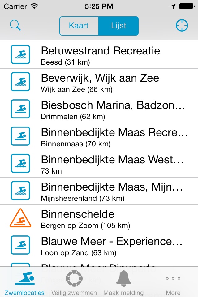 Zwemwater screenshot 2